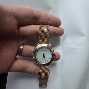 Citizen Women's Rose Gold Mesh Watch